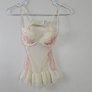 Equilibrium International Beige And Pink Cami 32B